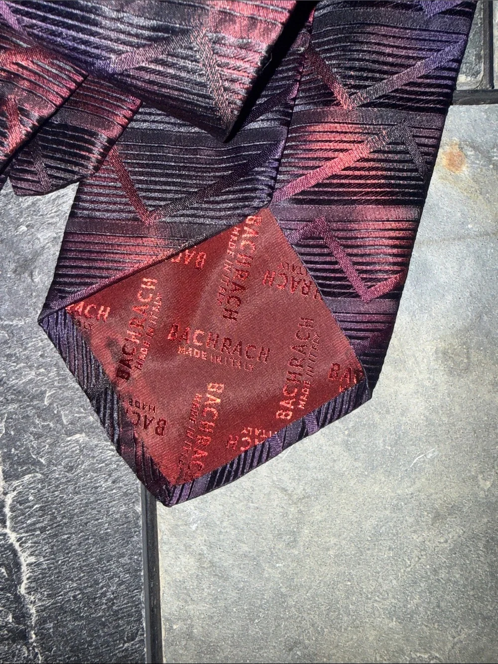 Bachrach tie black